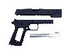 Airsoft Surgeon SFA Operator 1911 Slide & Frame Set for TM 1911 series